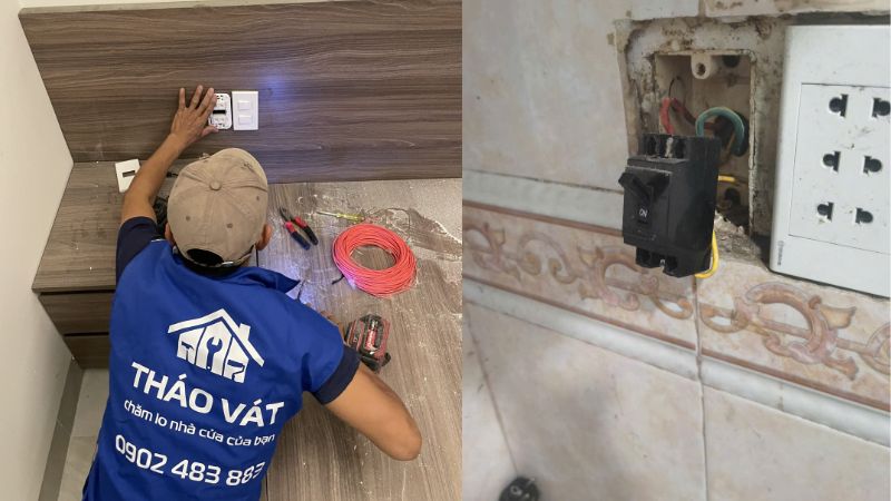 Thợ sửa điện Tháo Vát
