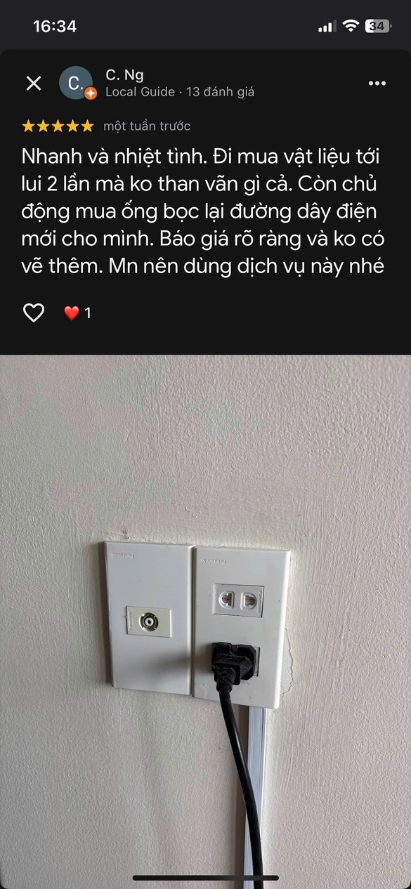 Đánh giá của khách hàng