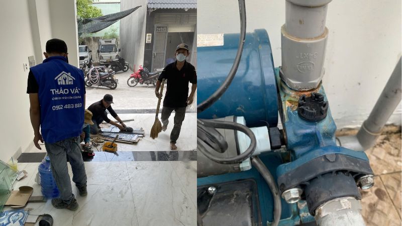 Dịch vụ sửa máy bơm Tháo Vát