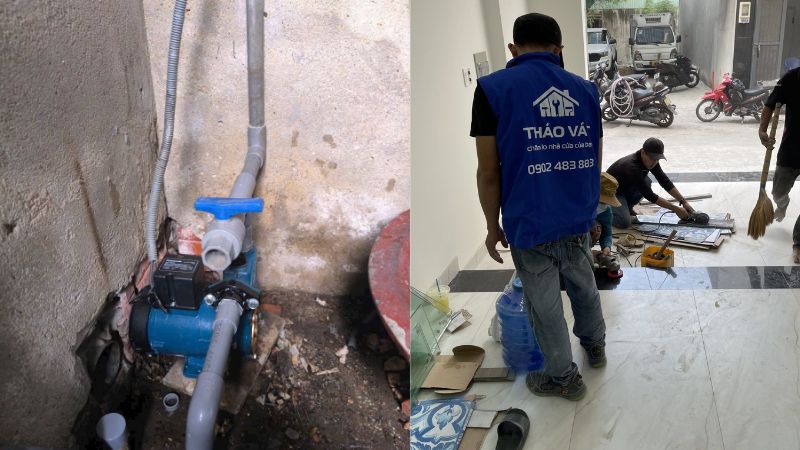 Dịch vụ sửa máy bơm Tháo Vát