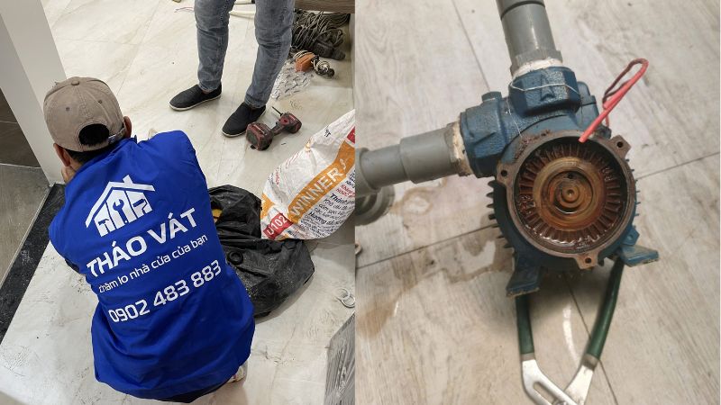 Dịch vụ sửa máy bơm Tháo Vát