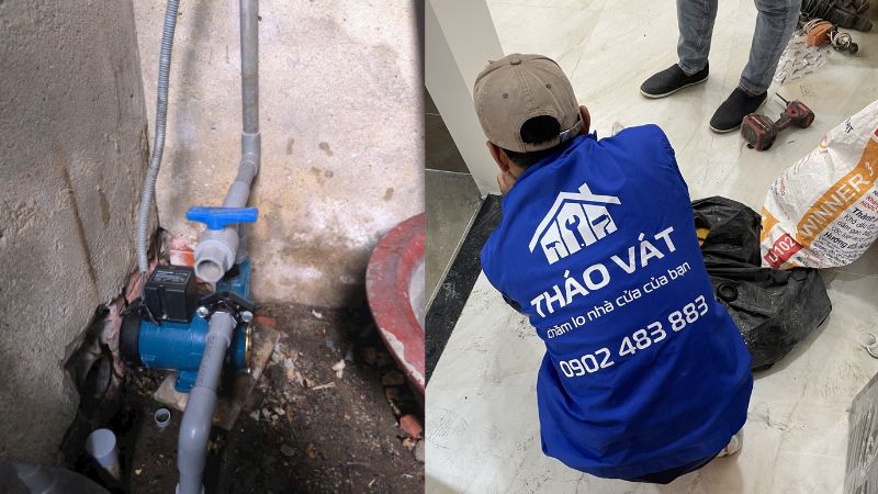 Dịch vụ sửa máy bơm Tháo Vát