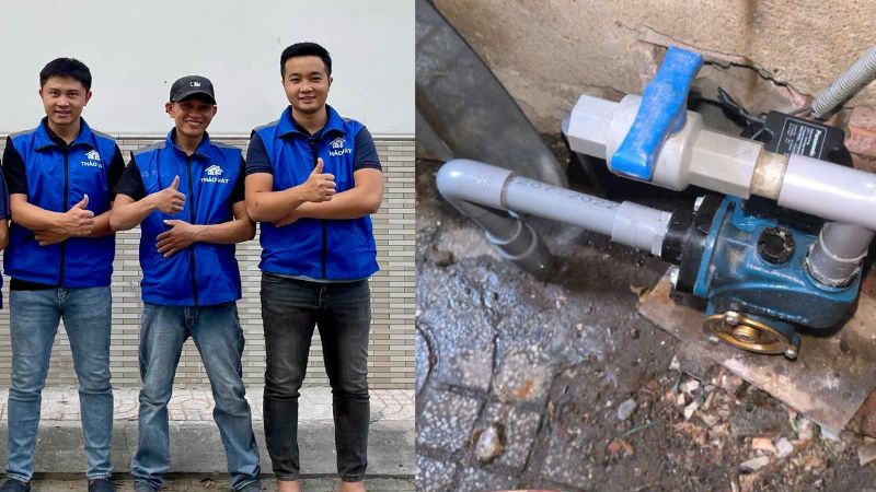 Dịch vụ sửa máy bơm Tháo Vát