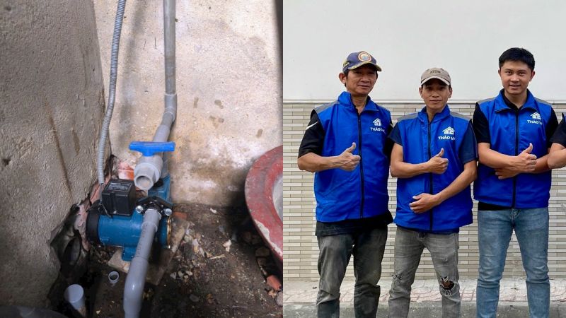 Dịch vụ sửa máy bơm Tháo Vát
