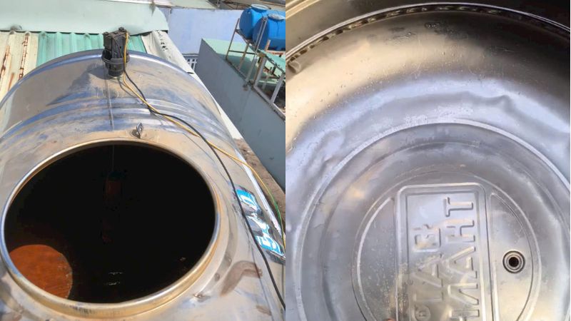 Dịch vụ vệ sinh bồn nước huyện Củ Chi Tháo Vát