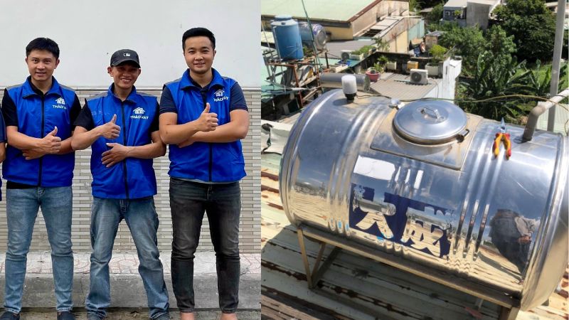 Dịch vụ vệ sinh bồn nước Quận 1 Tháo Vát