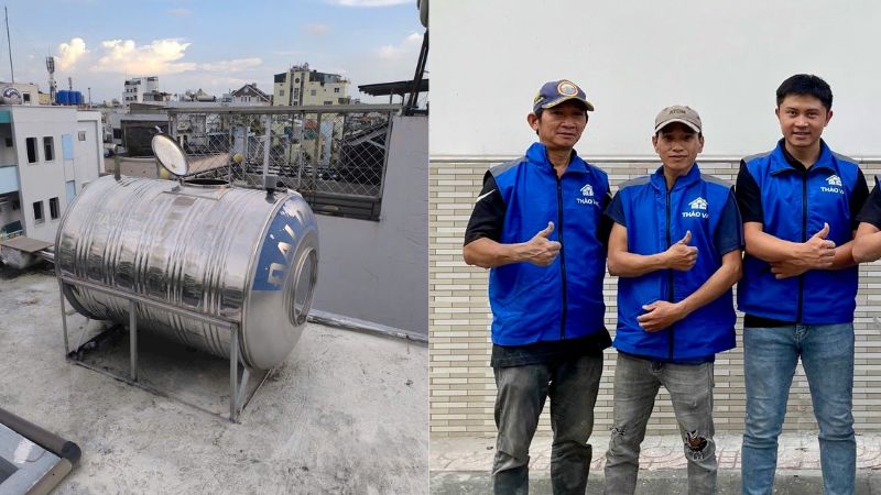 Dịch vụ vệ sinh bồn nước Tháo Vát