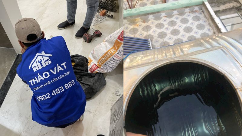 Dịch vụ vệ sinh bồn nước Tháo Vát