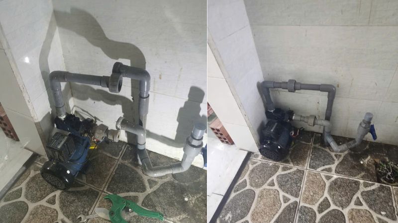 cách tháo vòi nước cho máy bơm nước