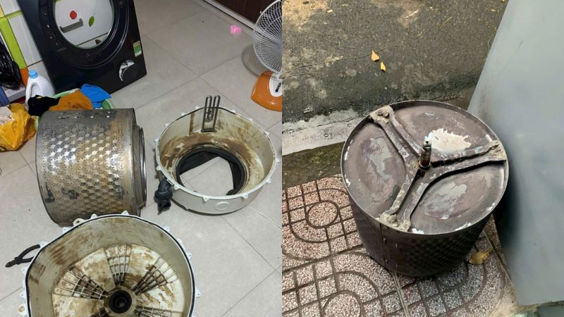 Vệ sinh máy giặt