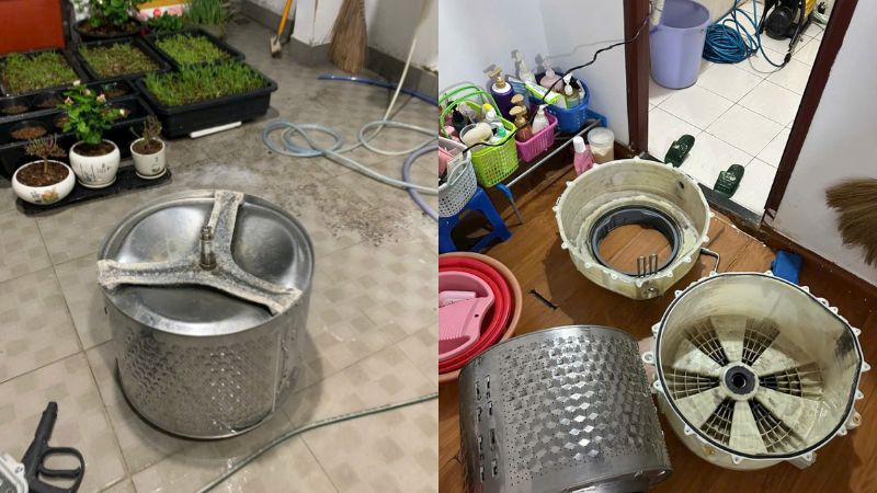 Vệ sinh máy giặt