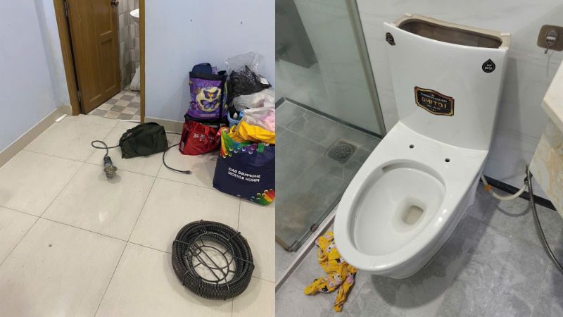 Thông tắc bồn cầu