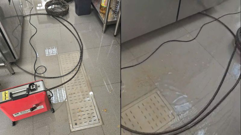 Thông tắc đường ống thoát sàn