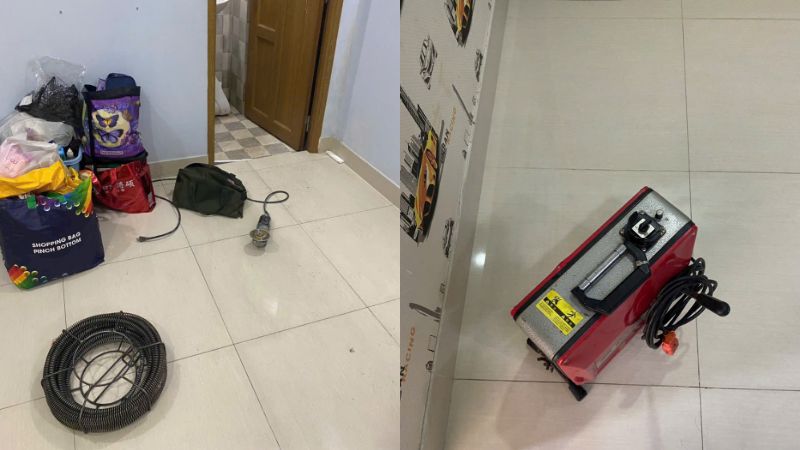 Thông tắc đường ống thoát sàn